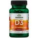 Вітамін Д3 Swanson (Vitamin D-3 - Highest Potency) 5000 МО 250 капсул фото