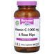 Vitamin C with rose hips Bluebonnet Nutrition (Vitamin C-1000 mg Plus Rose Hips) 1000 mg/25 mg 180 capsules.
