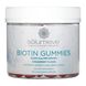 Biotin Gummies, без желатина, со вкусом клубники, Biotin Gummies, Gelatin Free, Strawberry Flavor, Solumeve, 100 вегетарианских жевательных конфет фото