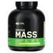 Serious Mass, weight gain powder (gainer) with high protein content, banana flavor, Optimum Nutrition, 2720 g (6 lb).