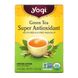 Зелений чай, Super Antioxidant, Yogi Tea, 16 чайних пакетиків, 1,12 унції (32 г) фото