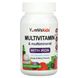 YumV's, Мультивітаміни та мультимінерали зі смаком заліза, винограду та ягід, 120 жувальних таблеток фото