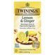 Herbal tea, caffeine-free, lemon and ginger