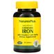 Залізо з вітаміном С Nature's Plus (Iron with Vitamin C) 90 жувальних таблеток зі смаком вишні фото