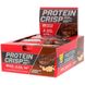 Протеїнові чіпси, шоколадний хрусткий смак, BSN, 12 батончиків, 2,01 унц (57 г) кожен фото