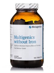 Мультигеніки без заліза Metagenics (Multigenics without Iron) 180 таблеток