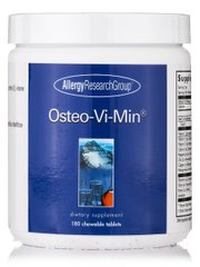Остео-Ві-Мін комплекс жувальний, Osteo-Vi-Min Complex Chewable, Allergy Research Group, 180 таблеток