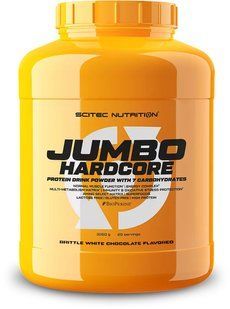 Scitec Nutrition, Jumbo Hardcore, крихкий білий шоколад., 3060 г купить в Киеве и Украине