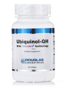 Убихинол с технологией VESIsorb Douglas Laboratories (Ubiquinol-QH with VESIsorb Technology) 60 мягких капсул купить в Киеве и Украине