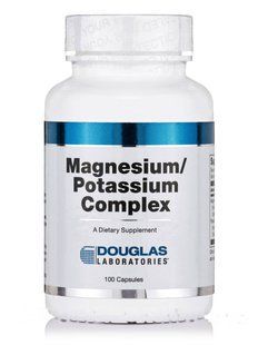 Магний и Калий комплекс Douglas Laboratories (Magnesium Potassium Complex) 100 капсул купить в Киеве и Украине