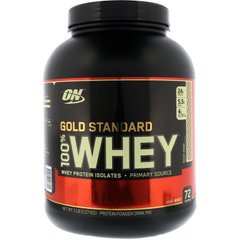Сироватковий протеїн ізолят Optimum Nutrition (100% Whey Gold Standard) 2270 г зі смаком десерту Рокі Роуд