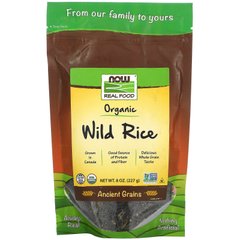 Органический дикий рис Now Foods (Organic Wild Rice) 227 г купить в Киеве и Украине