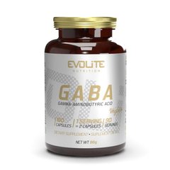 GABA 375 mg Evolite Nutrition 180 veg caps купить в Киеве и Украине