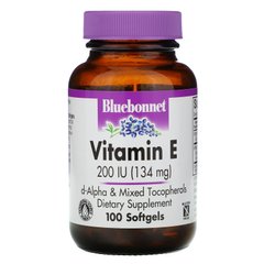 Вітамін Е Bluebonnet Nutrition (Vitamin E) 200 МО 100 капсул
