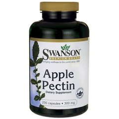 Яблочный пектин, Apple Pectin, Swanson, 300 мг, 250 капсул купить в Киеве и Украине