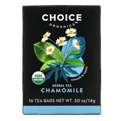 Ромашковий чай без кофеїну органік Choice Organic Teas (Herbal Tea Chamomile) 16 шт 14 г
