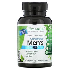Коферментные мужские мультивитамины, Coenzymated Men's 1-Daily Multi, Emerald Laboratories, 60 вегетарианских капсул купить в Киеве и Украине