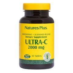 Вітамін С Nature's Plus (Ultra-C) 2000 мг 60 таблеток