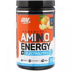 Аминокислоты + электролиты Optimum Nutrition (Essential Amino Energy + Electrolytes) 285 г со вкусом мандарина купить в Киеве и Украине