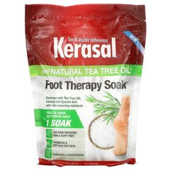 Kerasal, Foot Therapy Soak Plus, натуральное масло чайного дерева, 2 фунта (907 г) купить в Киеве и Украине