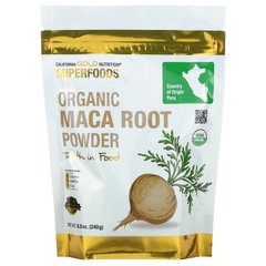 Органічний порошок маки California Gold Nutrition (Organic Root Maca Powder) 240 г