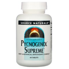 Пикногенол максимальный Source Naturals (Pycnogenol Supreme) 60 таблеток купить в Киеве и Украине