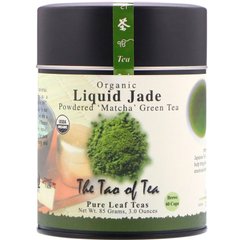 Органический порошковый зеленый чай маття, Liquid Jade, The Tao of Tea, 85 г купить в Киеве и Украине