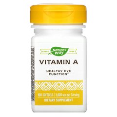 Витамин A Nature's Way (Vitamin A) 10000 МЕ 100 таблеток купить в Киеве и Украине
