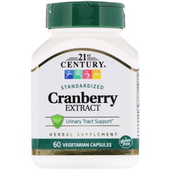 Екстракт журавлини стандартизований 21st Century (Cranberry) 60 капсул