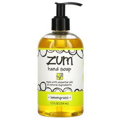 ZUM, Мило для рук Zum, лимонна трава, 12 рідких унцій (354 мл)