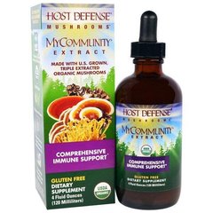 Підтримка імунітету органік екстракт Fungi Perfecti (Immune Support Host Defense Mushrooms) 120 мл