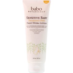 Sensitive Baby, щоденний водний лосьйон, не містить ароматизаторів, Babo Botanicals, 8 р унц (237 мл)