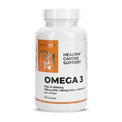 Omega 3 + Vitamin E Progress Nutrition 90 softgels