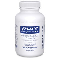 Витамины для поддержки глюкозы Pure Encapsulations (Glucose Support Formula) 120 капсул купить в Киеве и Украине