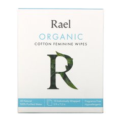 Органічні бавовняні серветки для жінок, Rael, 10 шт