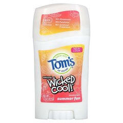 Натуральный дезодорант летний аромат Tom's of Maine (Wicked Cool Natural Deodorant Summer Fun) 45,3 г купить в Киеве и Украине