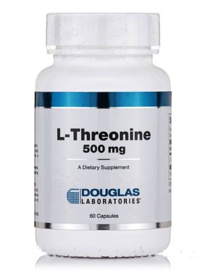 Треонин Douglas Laboratories (L-Threonine) 500 мг 60 капсул купить в Киеве и Украине