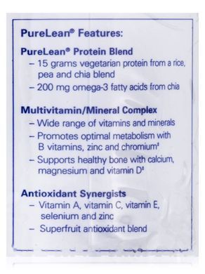 Vitamins for weight control natural vanilla flavor Pure Encapsulations (PureLean Natural Vanilla Bean Flavor) 680 g