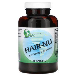 World Organic, HAIR-NU, 120 Tablets купить в Киеве и Украине