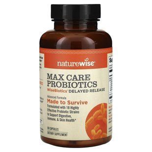 NatureWise, Maximum Care, пробіотики із уповільненим вивільненням, 40 капсул