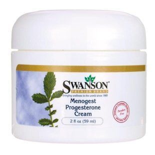 Cream with Progesterone Swanson (Menogest Progesterone Cream) 59 ml.