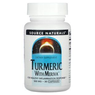 Куркума с Меривою Source Naturals (Turmeric with Meriva) 500 мг 30 капсул купить в Киеве и Украине