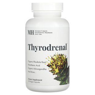 Michael's Naturopathic, Thyrodrenal, 120 веганських капсул