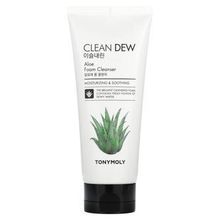 TonyMoly, Clean Dew, Aloe Foam Cleanser, 180 ml