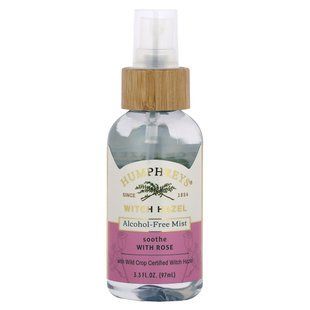 Humphreys, Witch Hazel, Alcohol-Free Mist with Rose, 3.3 fl oz (97 ml) купить в Киеве и Украине