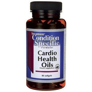 Кардио масла для здоровья, Cardio Health Oils, Swanson, 60 капсул купить в Киеве и Украине