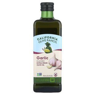 California Olive Ranch, Extra Virgin Olive Oil, Garlic, 25.4 fl oz (750 ml) купить в Киеве и Украине