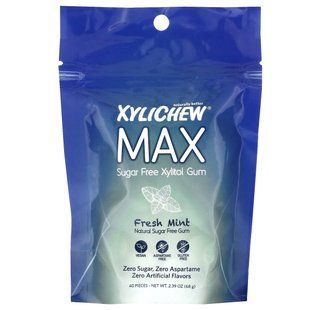 XyliDENT, Xylichew, Max, Fresh Mint, 40 Pieces, 2.39 oz (68 g) купить в Киеве и Украине