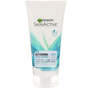 Освежающий очищающий крем с соком алоэ, SkinActive, Garnier, 170 мл купить в Киеве и Украине