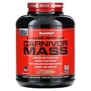 Formula for Mass Gain, Chocolate-Peanut Butter Paste, MuscleMeds, 6 Pounds (2744 g)